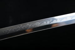 Cloud Dragon Reverse-Wave Hamon Steel Katana | NIMOFAN - 340872403251516
