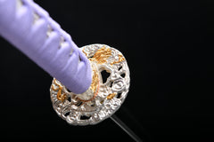 Cloud Dragon Reverse-Wave Hamon Steel Katana | NIMOFAN - 340872403251516