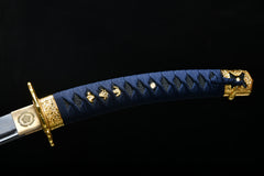 Oda Nobunaga Curved-Tsuka Tachi 1060 Steel Katana | NIMOFAN - 620872403251520