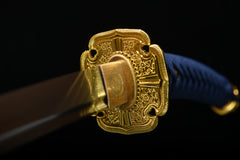 Oda Nobunaga Curved-Tsuka Tachi 1060 Steel Katana | NIMOFAN - 620872403251520