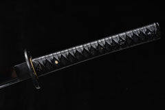 Sea Hawk Blackened Finish T10 steel Katana | NIMOFAN - 820872408191620
