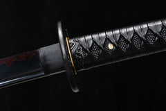 Sea Hawk Blackened Finish T10 steel Katana | NIMOFAN - 820872408191620