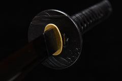 Sea Hawk Blackened Finish T10 steel Katana | NIMOFAN - 820872408191620