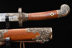 Shen Lian Xiuchun Redwood folded steel Chinese Sword | NIMOFAN - 350872408191621