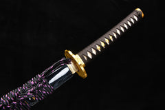 Golden Chrysanthemum T10 steel Katana | NIMOFAN - 040872408211623