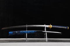 Golden Chrysanthemum T10 steel Katana | NIMOFAN - 040872408211623