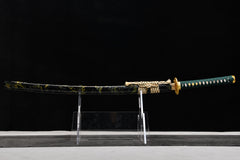 Fine Cloud Dragon Tricolor Polish folded steel Katana | NIMOFAN - 550872408211624