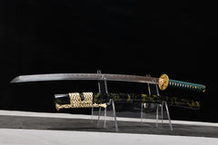 Fine Cloud Dragon Tricolor Polish folded steel Katana | NIMOFAN - 550872408211624