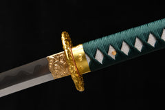 Fine Cloud Dragon Tricolor Polish folded steel Katana | NIMOFAN - 550872408211624