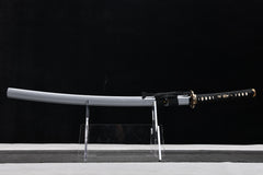 Small Reverse-Wave Hamon T10 steel Katana | NIMOFAN - 540872404081532