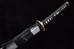 Small Reverse-Wave Hamon T10 steel Katana | NIMOFAN - 540872404081532