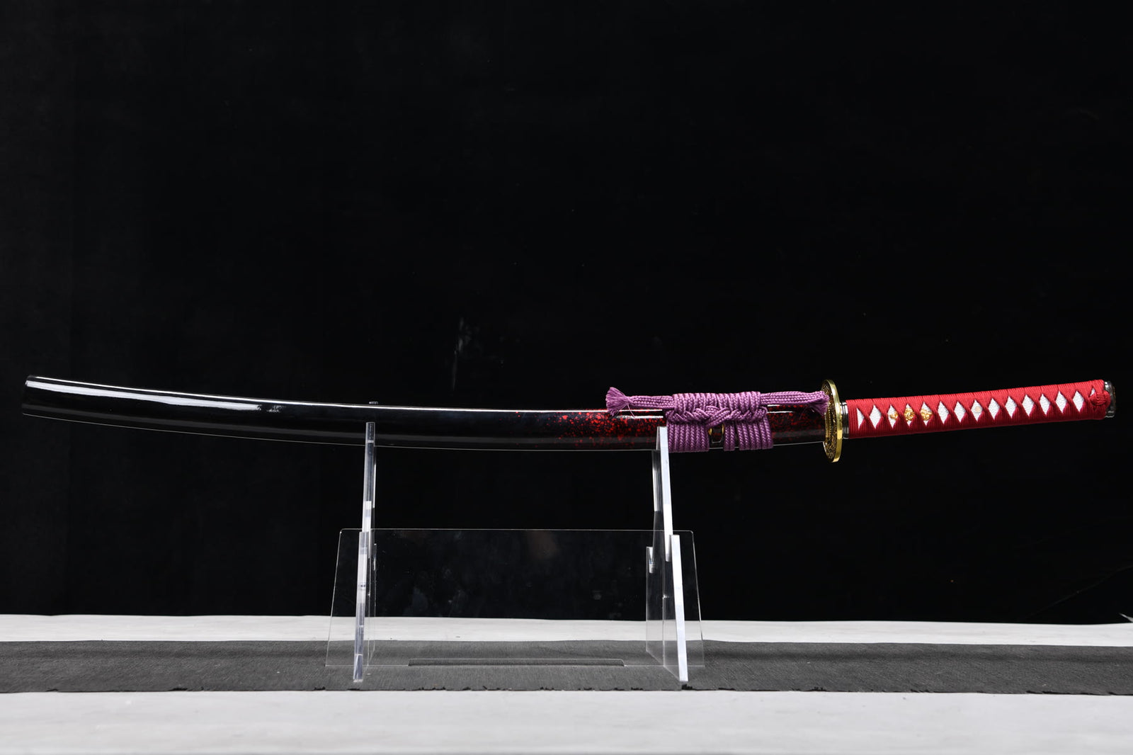 Two-Tone Grass Flower Steel Katana | NIMOFAN - 610872405011538