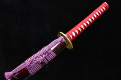 Two-Tone Grass Flower Steel Katana | NIMOFAN - 610872405011538