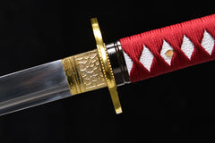 Two-Tone Grass Flower Steel Katana | NIMOFAN - 610872405011538