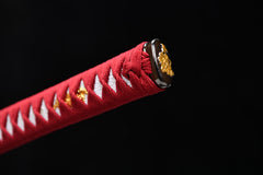 Two-Tone Grass Flower Steel Katana | NIMOFAN - 610872405011538