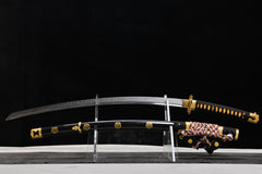 Oda Nobunaga Grey Tachi Mountings T10 steel Katana | NIMOFAN - 530872408211625