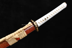 Small Sea Dragon Shinogi-Hi folded steel Katana | NIMOFAN - 570872408211626
