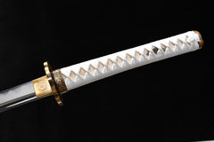 Small Sea Dragon Shinogi-Hi folded steel Katana | NIMOFAN - 570872408211626