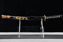Golden Sea Dragon 1045 medium-carbon steel Wakizashi | NIMOFAN - 010872405021545