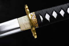 Golden Sea Dragon 1045 medium-carbon steel Wakizashi | NIMOFAN - 010872405021545