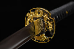 Golden Sea Dragon 1045 medium-carbon steel Wakizashi | NIMOFAN - 010872405021545