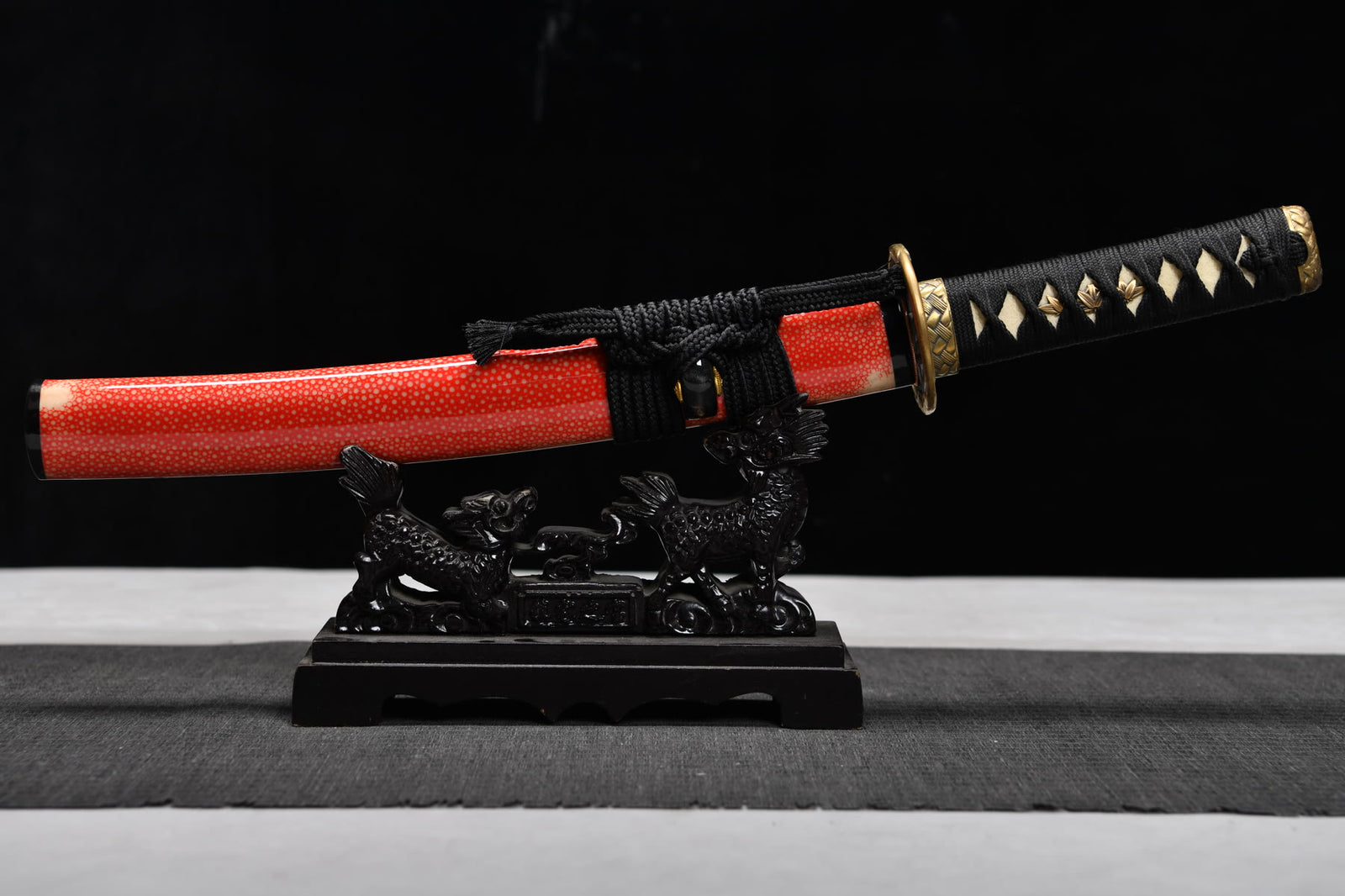 Golden Bamboo folded steel Tanto | NIMOFAN - 050872405021548