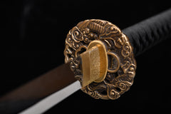 Cloud Dragon Mirror Polish T10 steel Katana | NIMOFAN - 140872405101550