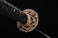 Cloud Dragon Mirror Polish T10 steel Katana | NIMOFAN - 140872405101550