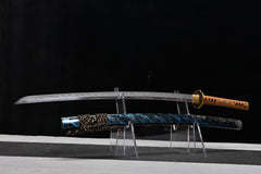 Buddha Demon Torch Hamon T10 steel Katana | NIMOFAN - 340872405101554