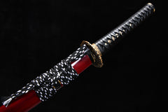 Cloud Dragon Blue Finish folded steel Katana | NIMOFAN - 820872405251556