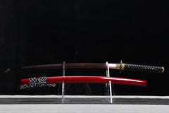 Cloud Dragon Blue Finish folded steel Katana | NIMOFAN - 820872405251556