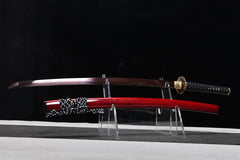 Cloud Dragon Blue Finish folded steel Katana | NIMOFAN - 820872405251556