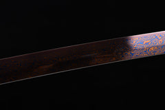 Cloud Dragon Blue Finish folded steel Katana | NIMOFAN - 820872405251556