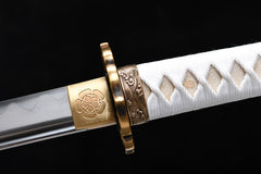 Openwork Little Sea Dragon folded steel Katana | NIMOFAN - 550872405251558