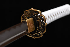 Openwork Little Sea Dragon folded steel Katana | NIMOFAN - 550872405251558