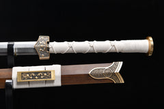 Fortune Dragon folded steel Chinese Jian | NIMOFAN - 340872405251559