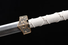 Fortune Dragon folded steel Chinese Jian | NIMOFAN - 340872405251559