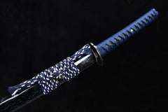 Sanskrit Script Red-Edge Finish T10 steel Katana | NIMOFAN - 820872405251563