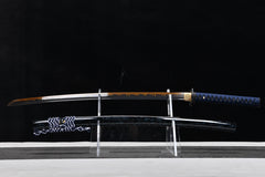 Sanskrit Script Red-Edge Finish T10 steel Katana | NIMOFAN - 820872405251563
