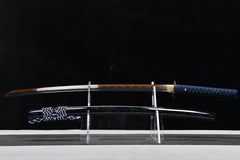 Sanskrit Script Red-Edge Finish T10 steel Katana | NIMOFAN - 820872405251563