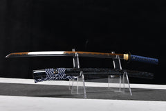 Sanskrit Script Red-Edge Finish T10 steel Katana | NIMOFAN - 820872405251563