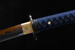 Sanskrit Script Red-Edge Finish T10 steel Katana | NIMOFAN - 820872405251563
