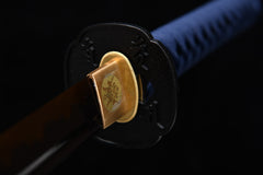 Sanskrit Script Red-Edge Finish T10 steel Katana | NIMOFAN - 820872405251563