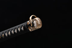Chrysanthemum Torch Hamon Tachi Mountings T10 steel Katana | NIMOFAN - 570872405301568
