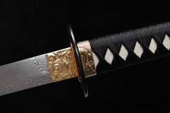 Sakura Twist Pattern folded steel Katana | NIMOFAN - 330872405301569