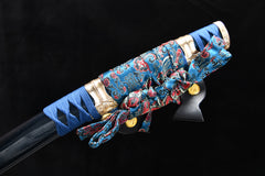 Imperial Chrysanthemum Tachi Mountings T10 steel Katana | NIMOFAN - 050872405311573