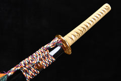 Yellow Dragon Maki-e Saya Steel Katana | NIMOFAN - 5310872405311576