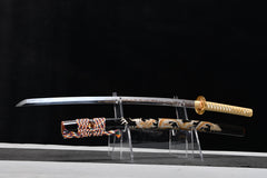 Yellow Dragon Maki-e Saya Steel Katana | NIMOFAN - 5310872405311576