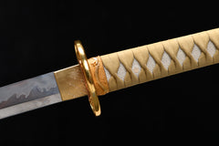 Yellow Dragon Maki-e Saya Steel Katana | NIMOFAN - 5310872405311576