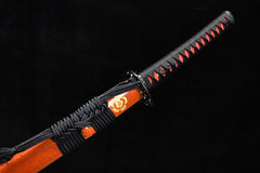 Oda Nobunaga Blue-Purple Finish folded steel Katana | NIMOFAN - 420872405311577